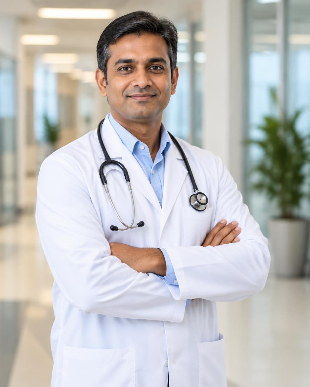 Portrait of Dr. A.K. Sharma